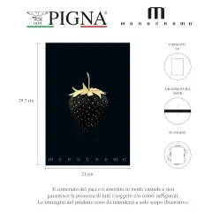 Quaderno Maxi Pigna Monocromo Gold - 72 Pagine - Rigatura 1R - Cancelleria varia