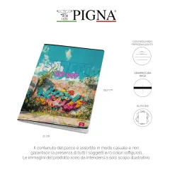 Quaderno Maxi Pigna Per Ragazzi Fantasie Assortite 80gr Rigatura 1R - Cancelleria varia