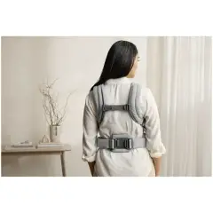 Babaybjorn Marsupio Harmony Woven Light Grey Melange - marsupi e zaini porta bimbo