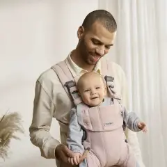 Babaybjorn Marsupio Harmony Woven Light Pink Melange - marsupi e zaini porta bimbo