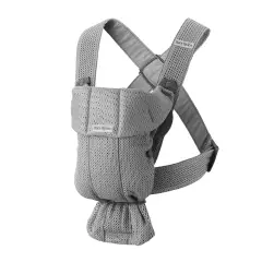 Babaybjorn Marsupio Mini 3D Mesh Grey - marsupi e zaini porta bimbo
