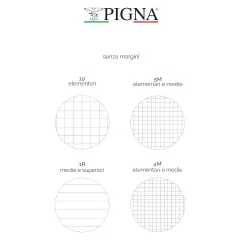 Quaderno Maxi Pigna Per Ragazzi Fantasie Assortite 80gr Rigatura 5M - Cancelleria varia