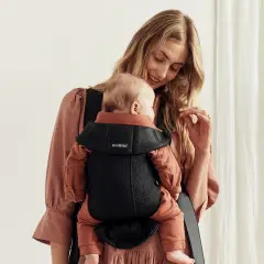 Babaybjorn Marsupio Mini 3D Mesh Black - marsupi e zaini porta bimbo