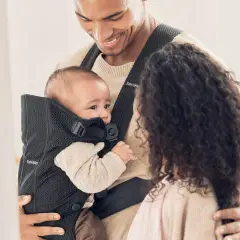 Babaybjorn Marsupio Mini 3D Mesh Black - marsupi e zaini porta bimbo