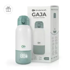 ldabiberon e thermos portatile Kinderkraft GAJA 2 in 1 500 ml Green - Sicurezza e igiene