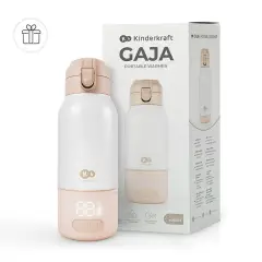 Scaldabiberon e thermos portatile Kinderkraft GAJA 2 in 1 500 ml Beige - Sicurezza e igiene