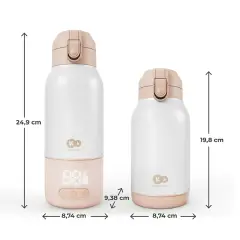Scaldabiberon e thermos portatile Kinderkraft GAJA 2 in 1 500 ml Beige - Sicurezza e igiene