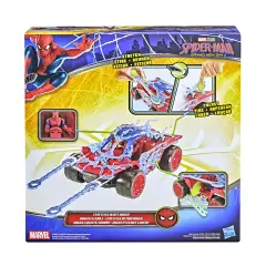 Spiderman Brand New Day Veicolo Stretch & Blast Buggy Con Personaggio - action figures ed accessori