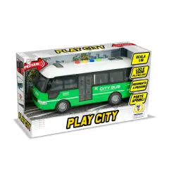 Play City - Bus a Frizione Luci e Suoni 3 Col. Ass Scala 1:16 - modellini
