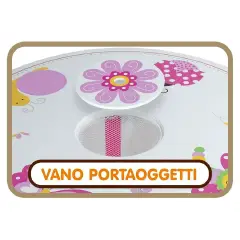 Fatto di Legno - Set Tavolino H. 45cm  Due Sedie Max 25 Kg - Cucine e gioco simbolico