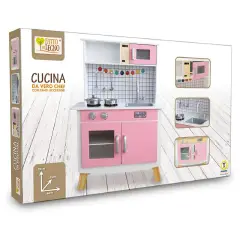 Cucina in Legno 68x30x89.5 Cm • Fatto di Legno - Cucine e gioco simbolico