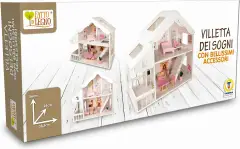 Villetta con  Solarium e Accessori • Fatto di Legno - Bambole e accessori