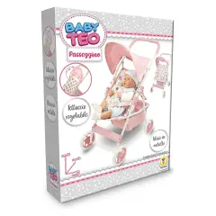 Passeggino per Bambole Cappottina Regolabile Altezza 56 cm - Bambole e accessori