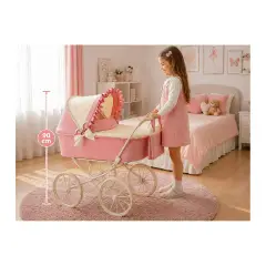 TEOREMA Baby Teo Carrozzina per Bambole in Metallo 69,5 x 42 x 89 cm - Bambole e accessori