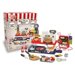Grande Chef - Mini Pizza Maker con Accessori - Alimenti, mercatini, stoviglie