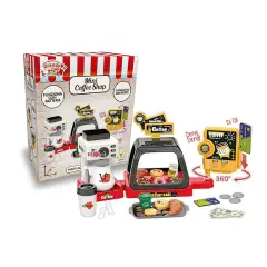 Grande Chef - Mini Coffe Shop Con Accessori - Alimenti, mercatini, stoviglie