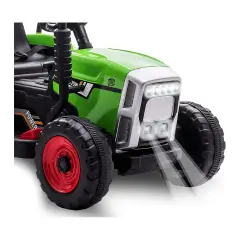 Teo's - Trattore Elettrico con Luci Suoni 10.v Max30kg con Telecomando - Tricicli e primi passi