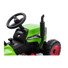 Teo's - Trattore Elettrico con Luci Suoni 10.v Max30kg con Telecomando - Tricicli e primi passi