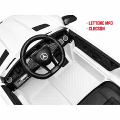 Auto Elettrica Mercedes 12V GTR AMG Bianca - auto