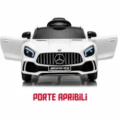Auto Elettrica Mercedes 12V GTR AMG Bianca - auto