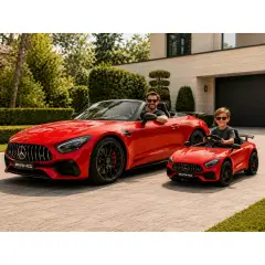Auto Elettrica Mercedes 12V GTR AMG Rossa - auto