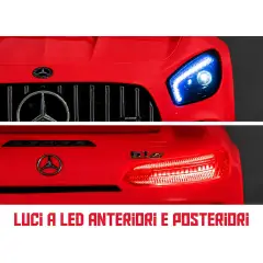 Auto Elettrica Mercedes 12V GTR AMG Rossa - auto