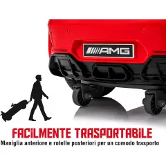 Auto Elettrica Mercedes 12V GTR AMG Rossa - auto