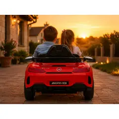 Auto Elettrica Mercedes 12V GTR AMG Rossa - auto