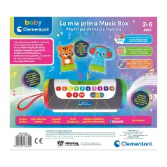 Clementoni Baby La Mia Prima Music Box Bluetooth, 40 Canzoni, 2-6 Anni - Educazione musicale