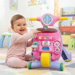 Clementoni Valentina Unicorno Scooterina Cavalcabile 2 in 1, Primi Passi 9 Mesi - Primi movimenti