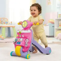 Clementoni Valentina Unicorno Scooterina Cavalcabile 2 in 1, Primi Passi 9 Mesi - Primi movimenti