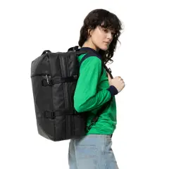 Eastpak Travelpack Tarp Black2 Zaino Viaggio 42L - valige e borse da viaggio