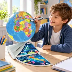 Clementoni Esploramondo Pro - Mappamondo a Realtà Aumentata - sapientino