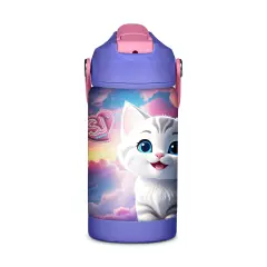 Borraccia SJ Gang Gattino 350 ml Termica Acciaio Inox - borracce