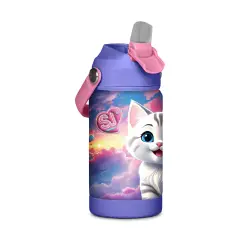 Borraccia SJ Gang Gattino 350 ml Termica Acciaio Inox - borracce