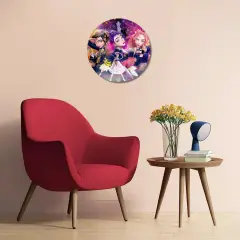 Puzzle 500 Pezzi Tondo K Pop Demon Hunters Con Poster - Ravensburger - Puzzle in cartone