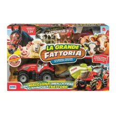 Playset La Grande Fattoria Con Trattore Frizione - Animali