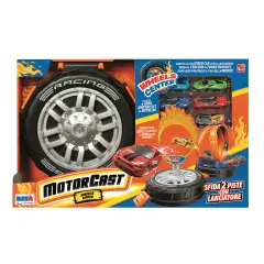 Motorcast Pista Wheels Center Pista 2 Corsie Con Lanciatore e 6 Auto - modellini