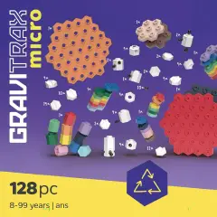 Ravensburger GraviTrax Micro Set M Rainbow, Pista per Biglie, 128 Pezzi, 8+ - Giochi di Abilità