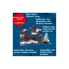 Ravensburger GraviTrax Spider-Man Action Set M, Pista Biglie 102 Pz 8+ - Giochi di Abilità