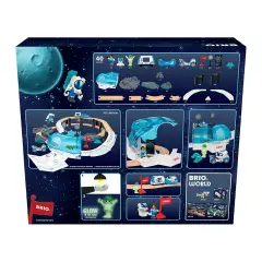 BRIO World: Grande Stazione Spaziale con Treno in Legno 3+ Anni - Costruzioni in legno