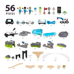 Brio Set Deluxe Missione Spaziale - Costruzioni in legno