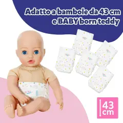 Baby Born Pannolini Pacco 5 Pezzi - Bambole e accessori