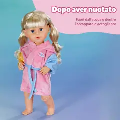 Baby Born Accappatoio Per Bambole 43cm - Bambole e accessori