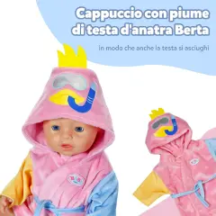 Baby Born Accappatoio Per Bambole 43cm - Bambole e accessori