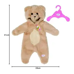 Baby Born Tuta Orsetto 43 Cm - Bambole e accessori