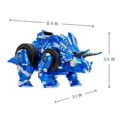 Armorsaurs Evolver Cobalt - Figura 2 in 1 trasformabile da dinosauro a veicolo - action figures ed accessori