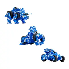 Armorsaurs Evolver Cobalt - Figura 2 in 1 trasformabile da dinosauro a veicolo - action figures ed accessori