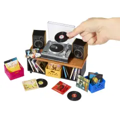 Mga's Miniverse Real Music Record Player - Giradischi Funzionante - collezionabili bambina