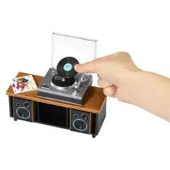 Mga's Miniverse Real Music Record Player - Giradischi Funzionante - collezionabili bambina